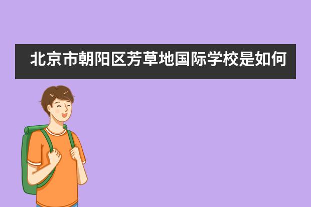 北京市朝阳区芳草地国际学校是如何进行学生安全管理的？
