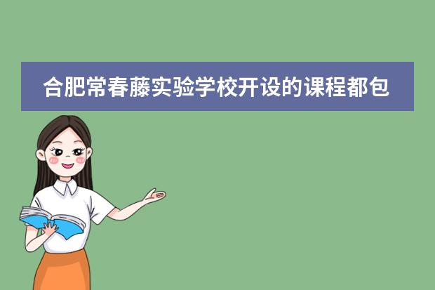 合肥常春藤实验学校开设的课程都包括哪些?