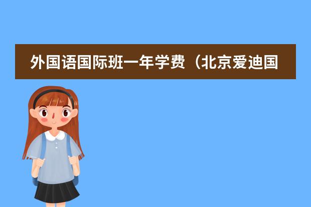 外国语国际班一年学费（北京爱迪国际学校学费）