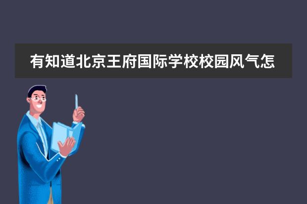 有知道北京王府国际学校校园风气怎么样?