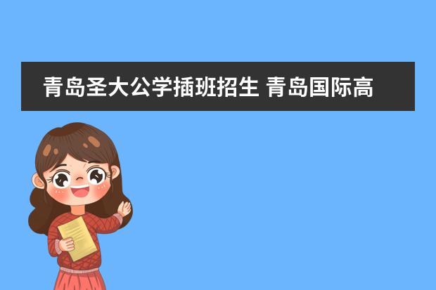 青岛圣大公学插班招生 青岛国际高中哪所值得考虑下？