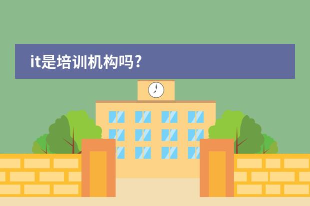 it是培训机构吗?