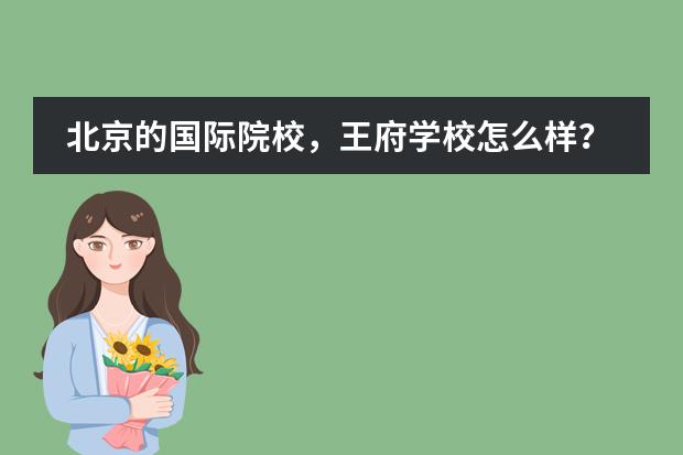 北京的国际院校，王府学校怎么样？