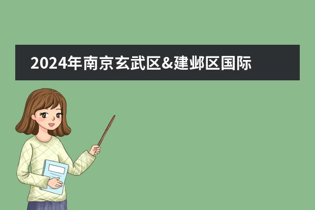 2024年南京玄武区&建邺区国际学校招生一览表（附学费）