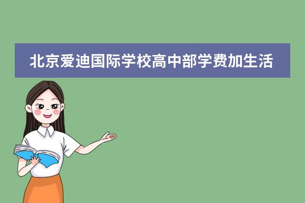 北京爱迪国际学校高中部学费加生活费算下来一年大约多少？