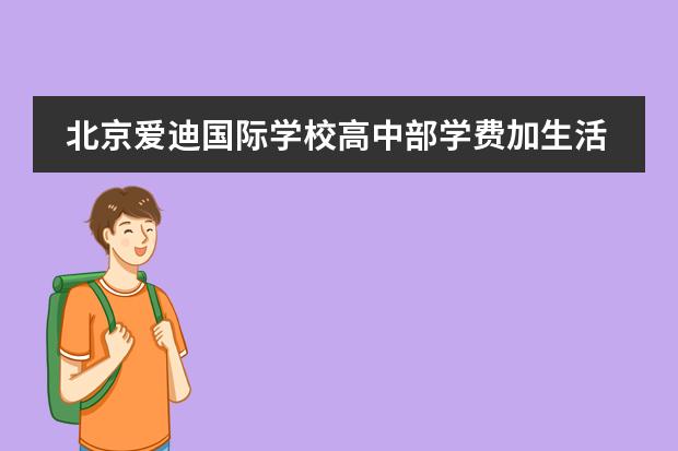 北京爱迪国际学校高中部学费加生活费算下来一年大约多少?
