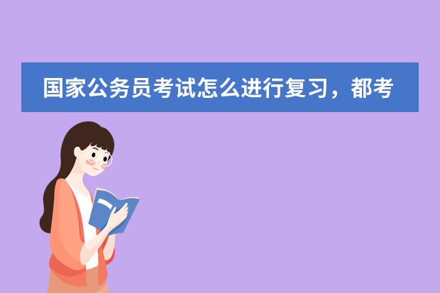 国家公务员考试怎么进行复习，都考什么啊？