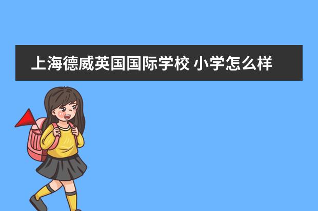 上海德威英国国际学校 小学怎么样