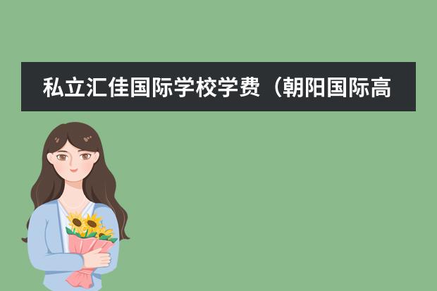 私立汇佳国际学校学费（朝阳国际高中收费标准）