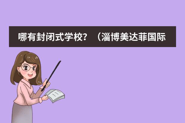 哪有封闭式学校？（淄博美达菲国际学校学费）