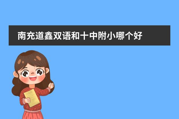 南充道鑫双语和十中附小哪个好