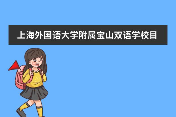 上海外国语大学附属宝山双语学校目前对口的新房有什么推荐?
