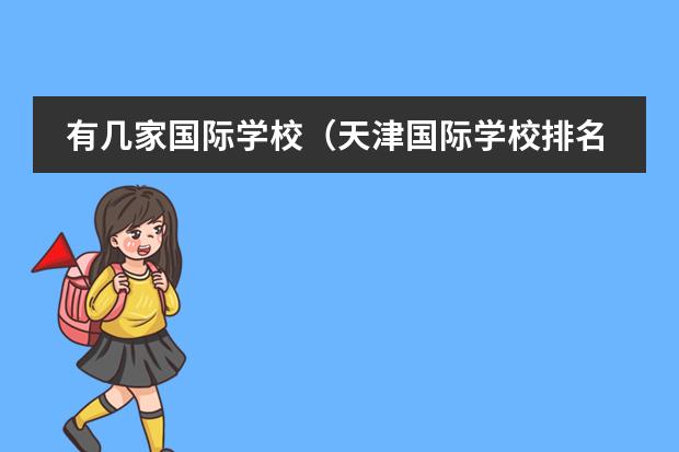 有几家国际学校（天津国际学校排名）