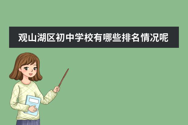观山湖区初中学校有哪些排名情况呢？