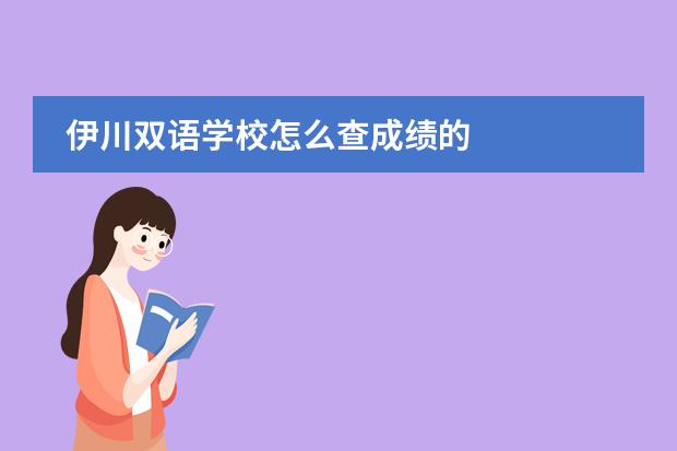 伊川双语学校怎么查成绩的