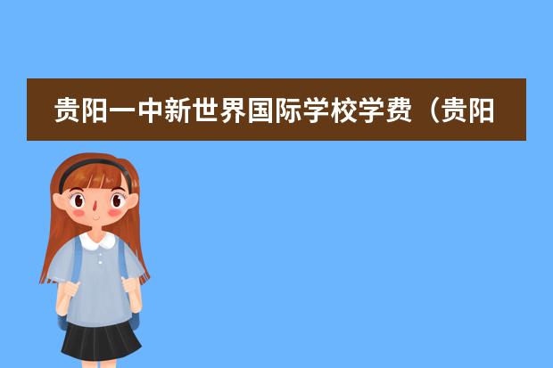 贵阳一中新世界国际学校学费(贵阳为明国际学校的学费)