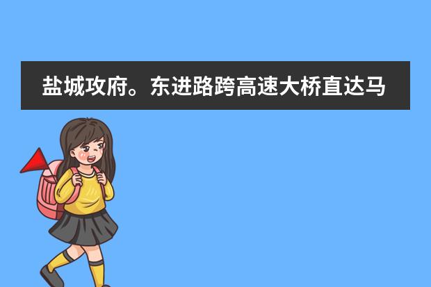 盐城攻府。东进路跨高速大桥直达马沟什么时候动工