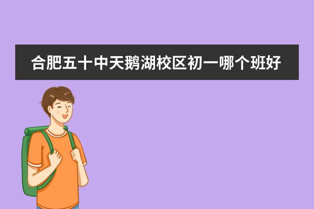 合肥五十中天鹅湖校区初一哪个班好