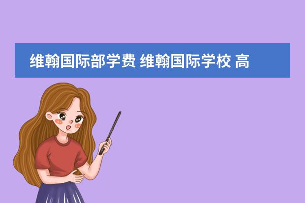 维翰国际部学费 维翰国际学校 高中部学费