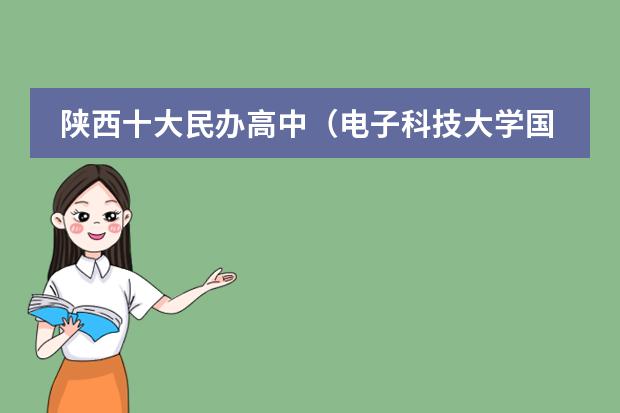 陕西十大民办高中(电子科技大学国际高中是公立还是私立)
