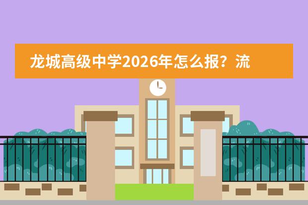 龙城高级中学2026年怎么报？流程与时间